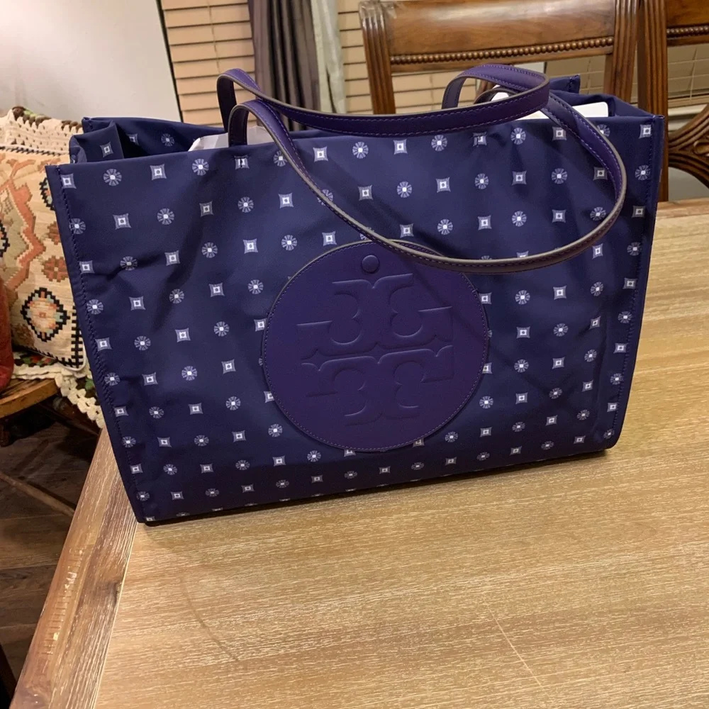 NWT Tory Burch Ella Tote in the color Nothing Ditsy - Picture 2 of 9